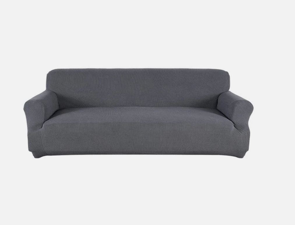 Stretchy & Comfy Sofa Cover, 3 Seat Couch Protector Slipcover w/ Elastic Bottom
