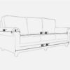 20 Stretchy & Comfy Sofa Cover, 3 Seat Couch Protector Slipcover w/ Elastic Bottom