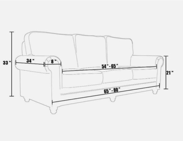 20 Stretchy & Comfy Sofa Cover, 3 Seat Couch Protector Slipcover w/ Elastic Bottom