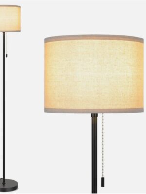 28 FOLKSMATE Floor Lamp for Living Room, LED Modern Simple Standing Lamps, Tall