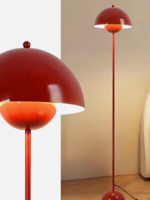 Modern Floor Lamp for Living Room, Industrial Tall Standing Lamp for Bedroom